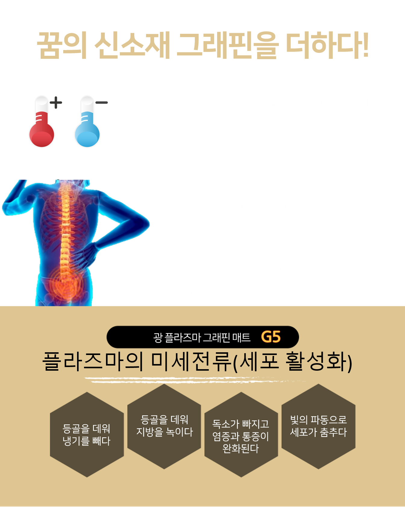 [한국/국내] 광 플라즈마그래핀 매트 1개