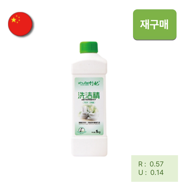 [해외직구] 자연가 주방세제 1리터  1개