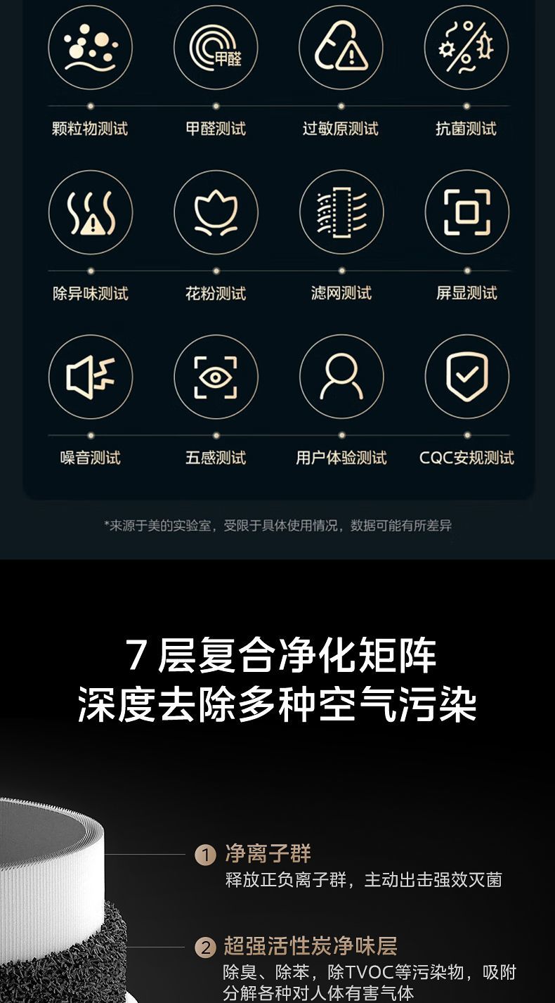 [해외직구]   대면적 공기청정기 1대