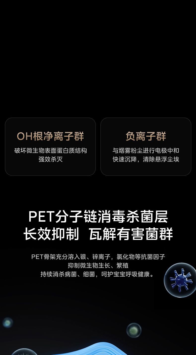 [해외직구]   대면적 공기청정기 1대