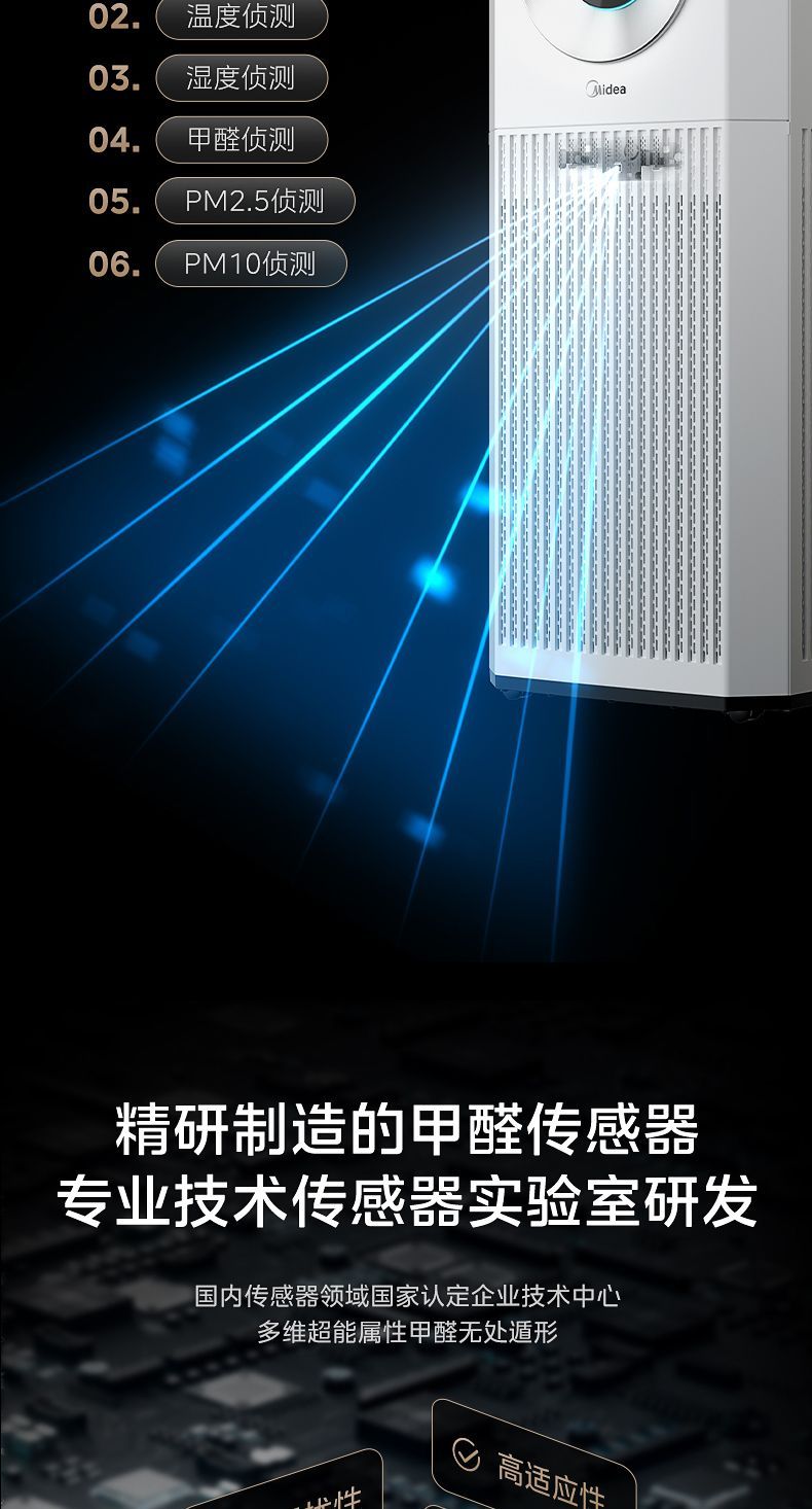 [해외직구]   대면적 공기청정기 1대