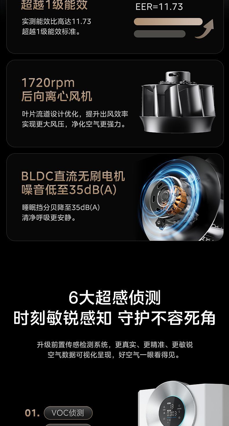 [해외직구]   대면적 공기청정기 1대