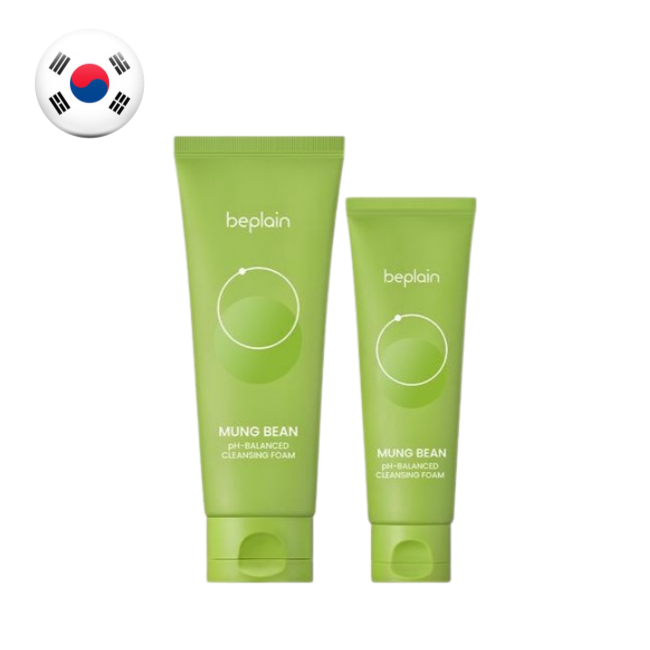 [11월 올영픽/한정수량] Beplain 녹두 약산성 클렌징폼 160ml 기획 (+80ml)