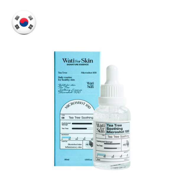 와티 포 스킨 티트리 수딩 에센스 마이크로샷 100, 30ml