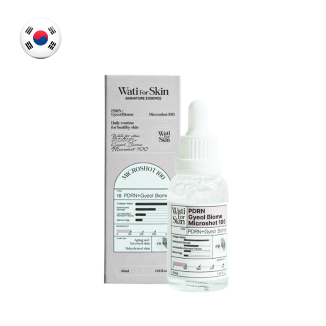 와티 포 스킨 PDRN+바이옴 에센스 마이크로샷 100, 30ml