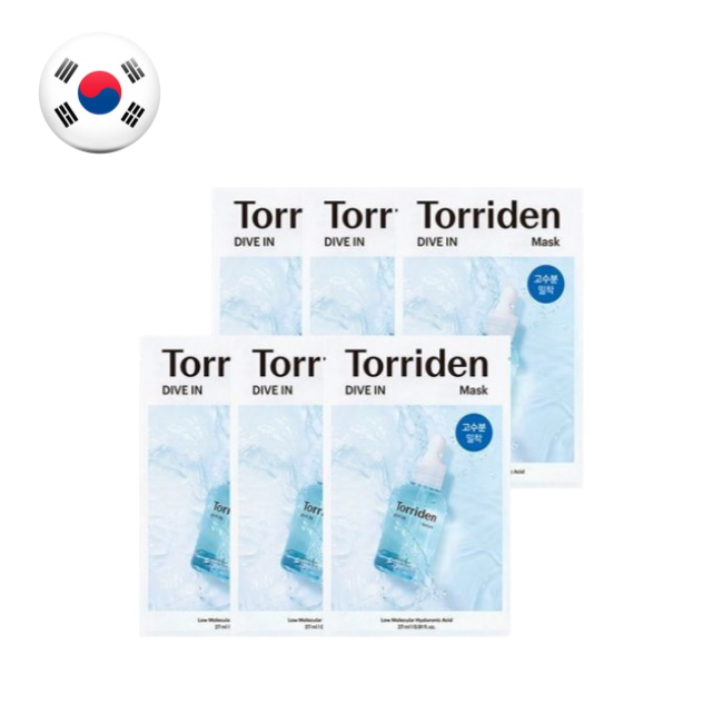 [단독기획] Torriden 다이브인 저분자 히알루론산 마스크 5+1매 기획