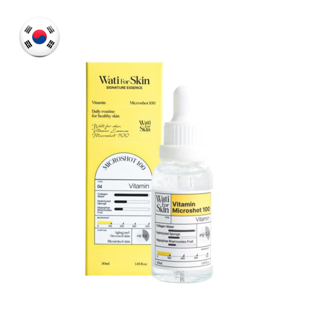 와티 포 스킨 비타민 에센스 마이크로샷 100, 30ml