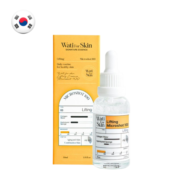 와티 포 스킨 리프팅 에센스 마이크로샷 100, 30ml