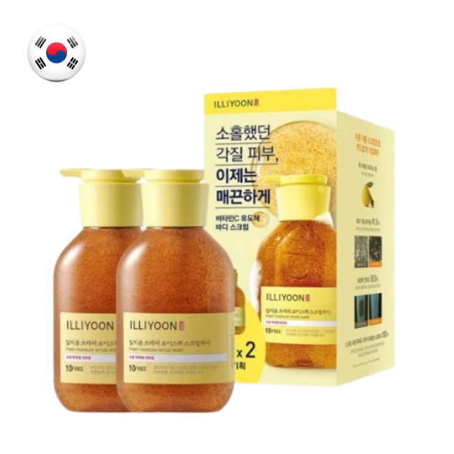 [기획] ILLIYOON 프레시 모이스처 스크럽워시 400ml*2입