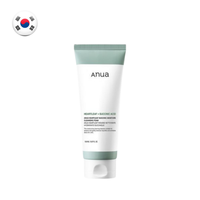 Anua 어성초 석시닉 모이스처 클렌징폼 150ml